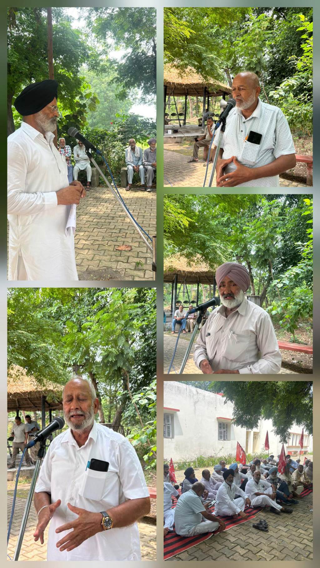 All India Kisan Sabha and All India Agricultural Workers Union Stage Protest at SDM Office Garhshankar